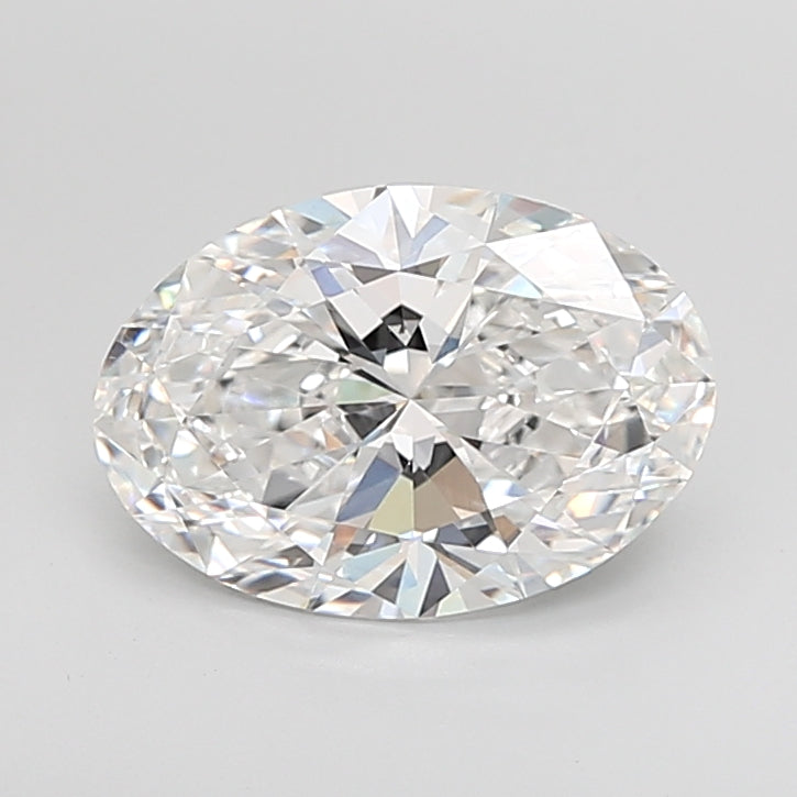 4.04 Carat Oval Shaped, Ideal Cut, D Color, VVS2 Clarity, IGI Certified Lab Grown Diamond