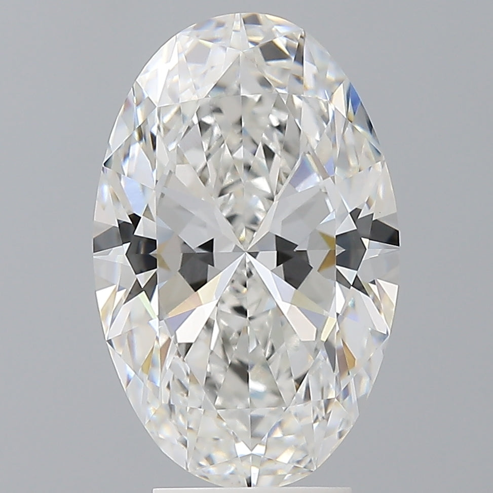 4.54 Carat Oval Shaped, Ideal Cut, F Color, VVS2 Clarity, IGI Certified Lab Grown Diamond