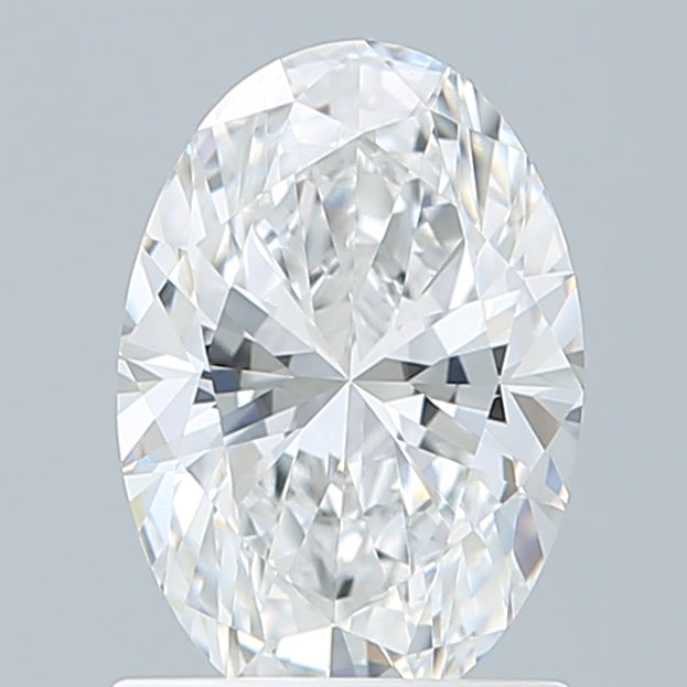 1.23 Carat Oval Shaped, Excellent Cut, D Color, VVS2 Clarity, IGI Certified Lab Grown Diamond