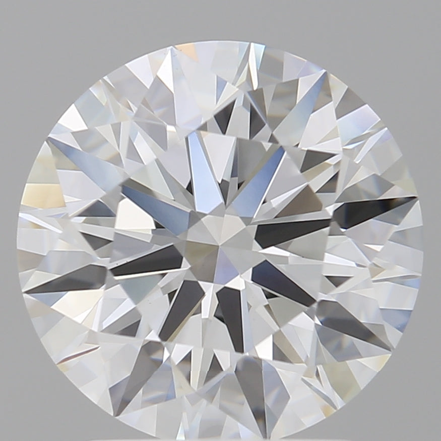 2.58 Carat Round Shaped, Ideal Cut, E Color, VVS2 Clarity, IGI Certified Lab Grown Diamond