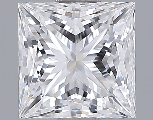 1.31 Carat Princess Shaped, Ideal Cut, D Color, VS1 Clarity, IGI Certified Lab Grown Diamond
