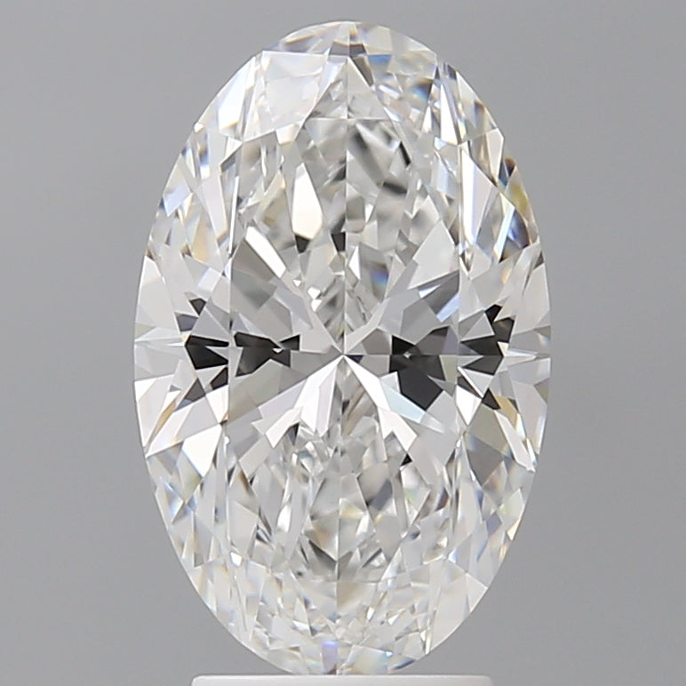 3.60 Carat Oval Shaped, Excellent Cut, E Color, VVS2 Clarity, IGI Certified Lab Grown Diamond