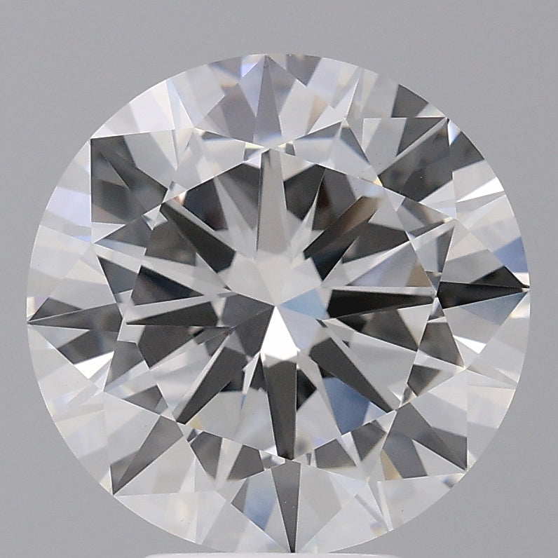 5.50 Carat Round Shaped, Excellent Cut, E Color, VVS2 Clarity, IGI Certified Lab Grown Diamond