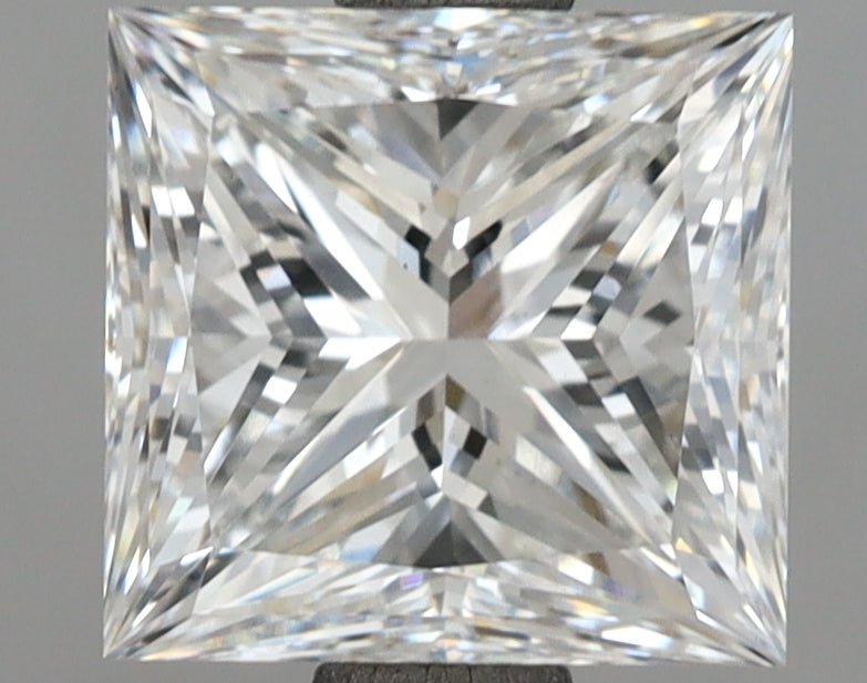 2.50 Carat Princess Shaped, Excellent Cut, F Color, VS1 Clarity, IGI Certified Lab Grown Diamond