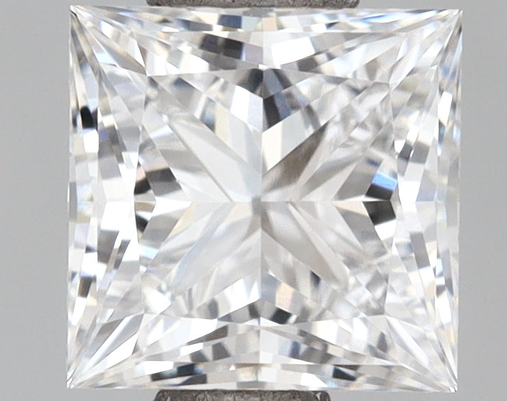 1.03 Carat Princess Shaped, Ideal Cut, D Color, VVS1 Clarity, IGI Certified Lab Grown Diamond
