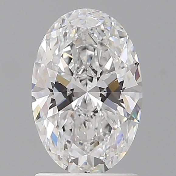 1.60 Carat Oval Shaped, Ideal Cut, D Color, VVS2 Clarity, IGI Certified Lab Grown Diamond