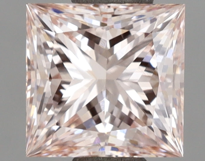 1.08 Carat Princess Shaped, Ideal Cut, VVS2 Clarity, IGI Certified Lab Grown Diamond