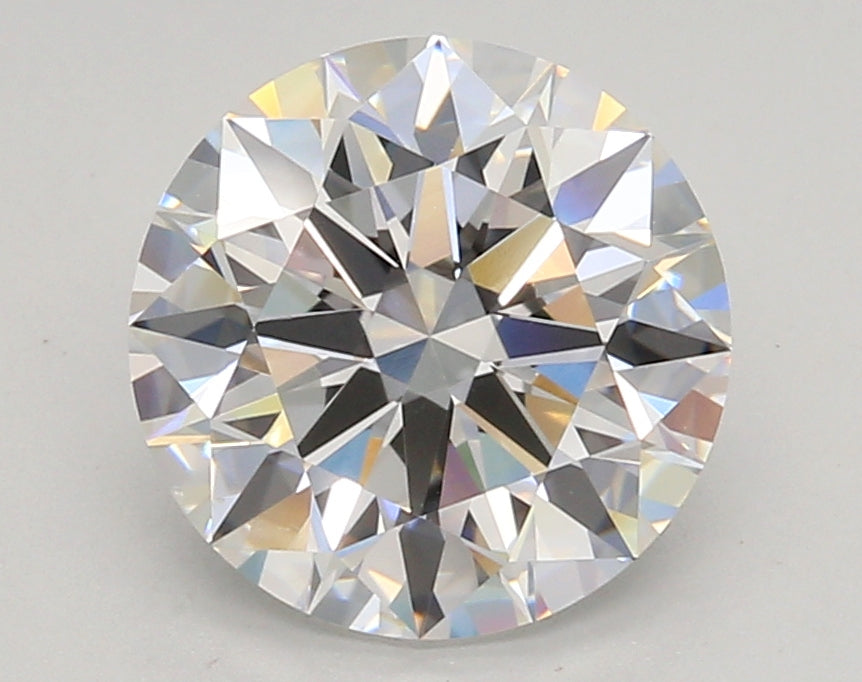 3.02 Carat Round Shaped, Ideal Cut, F Color, VVS1 Clarity, IGI Certified Lab Grown Diamond