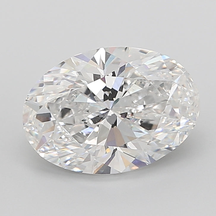 6.04 Carat Oval Shaped, Ideal Cut, E Color, VVS2 Clarity, IGI Certified Lab Grown Diamond