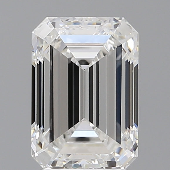 2.54 Carat Emerald Shaped, Ideal Cut, E Color, VVS2 Clarity, IGI Certified Lab Grown Diamond