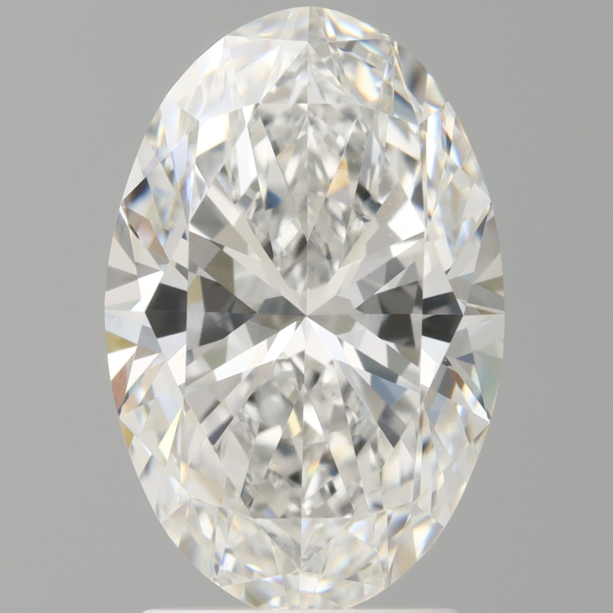 2.54 Carat Oval Shaped, Ideal Cut, E Color, VVS2 Clarity, IGI Certified Lab Grown Diamond