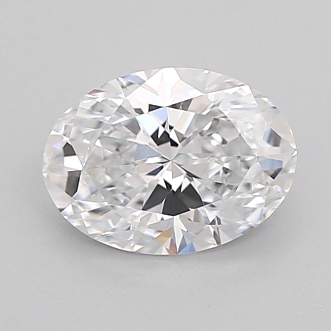 1.06 Carat Oval Shaped, Ideal Cut, D Color, VVS2 Clarity, IGI Certified Lab Grown Diamond