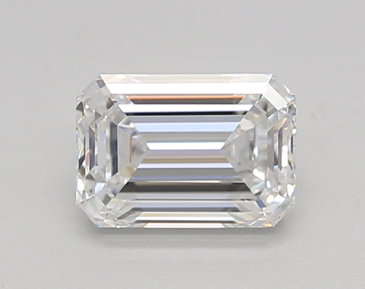 1.05 Carat Emerald Shaped, Ideal Cut, D Color, VS2 Clarity, IGI Certified Lab Grown Diamond