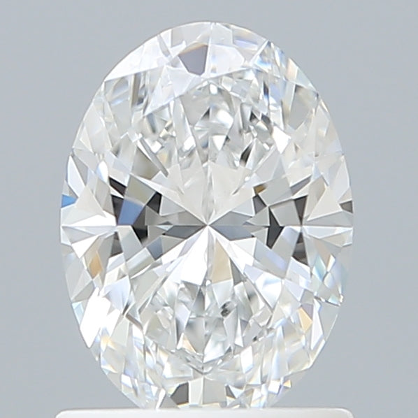 1.09 Carat Oval Shaped, Excellent Cut, D Color, VVS2 Clarity, IGI Certified Lab Grown Diamond