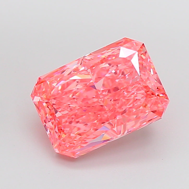 6.03 Carat Radiant Shaped, Excellent Cut, VVS2 Clarity, IGI Certified Lab Grown Diamond
