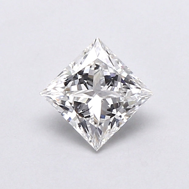 0.61 Carat Princess Shaped, Very Good Cut, D Color, VS1 Clarity, IGI Certified Lab Grown Diamond