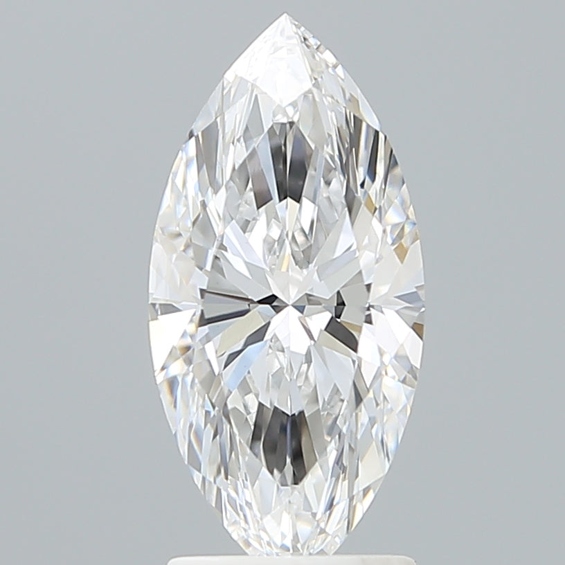 2.17 Carat Marquise Shaped, Ideal Cut, E Color, VVS2 Clarity, IGI Certified Lab Grown Diamond