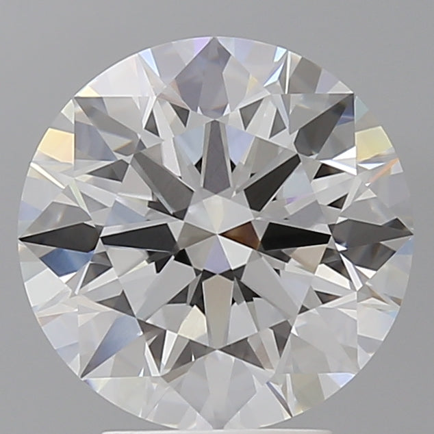 4.03 Carat Round Shaped, Ideal Cut, E Color, VVS2 Clarity, IGI Certified Lab Grown Diamond