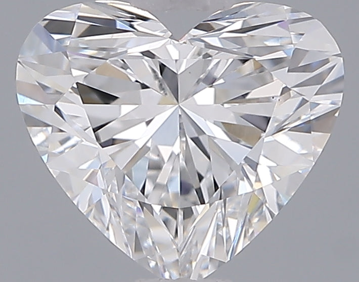 1.52 Carat Heart Shaped, Ideal Cut, D Color, VS1 Clarity, IGI Certified Lab Grown Diamond