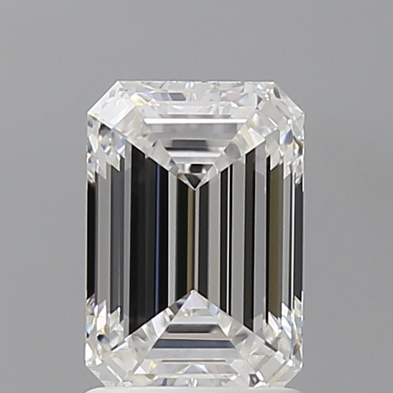 1.56 Carat Emerald Shaped, Ideal Cut, E Color, VVS2 Clarity, IGI Certified Lab Grown Diamond