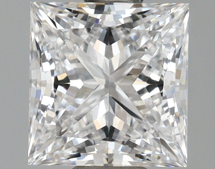 1.19 Carat Princess Shaped, Ideal Cut, D Color, VVS1 Clarity, IGI Certified Lab Grown Diamond