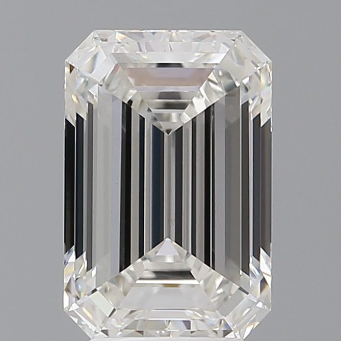 3.60 Carat Emerald Shaped, Excellent Cut, F Color, VVS2 Clarity, IGI Certified Lab Grown Diamond
