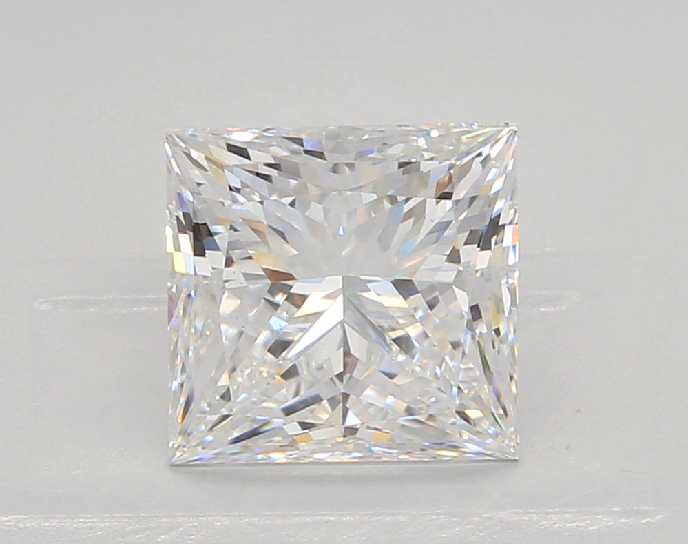 3.01 Carat Princess Shaped, Ideal Cut, D Color, VS2 Clarity, IGI Certified Lab Grown Diamond