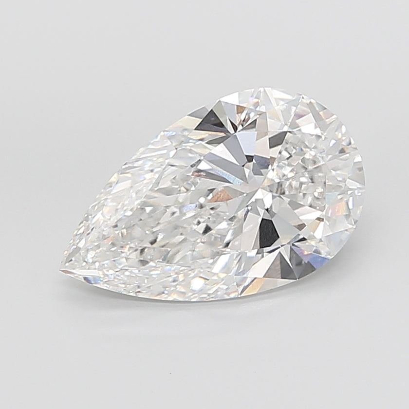 9.02 Carat Pear Shaped, Ideal Cut, E Color, VVS2 Clarity, IGI Certified Lab Grown Diamond