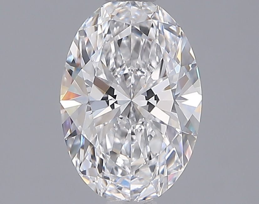 1.56 Carat Oval Shaped, Ideal Cut, D Color, VVS2 Clarity, IGI Certified Lab Grown Diamond
