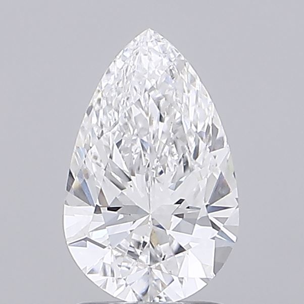 1.77 Carat Pear Shaped, Ideal Cut, D Color, VS1 Clarity, IGI Certified Lab Grown Diamond