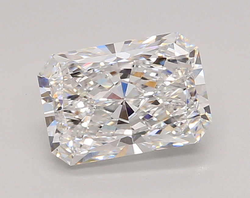 2.03 Carat Radiant Shaped, Ideal Cut, D Color, VS1 Clarity, IGI Certified Lab Grown Diamond