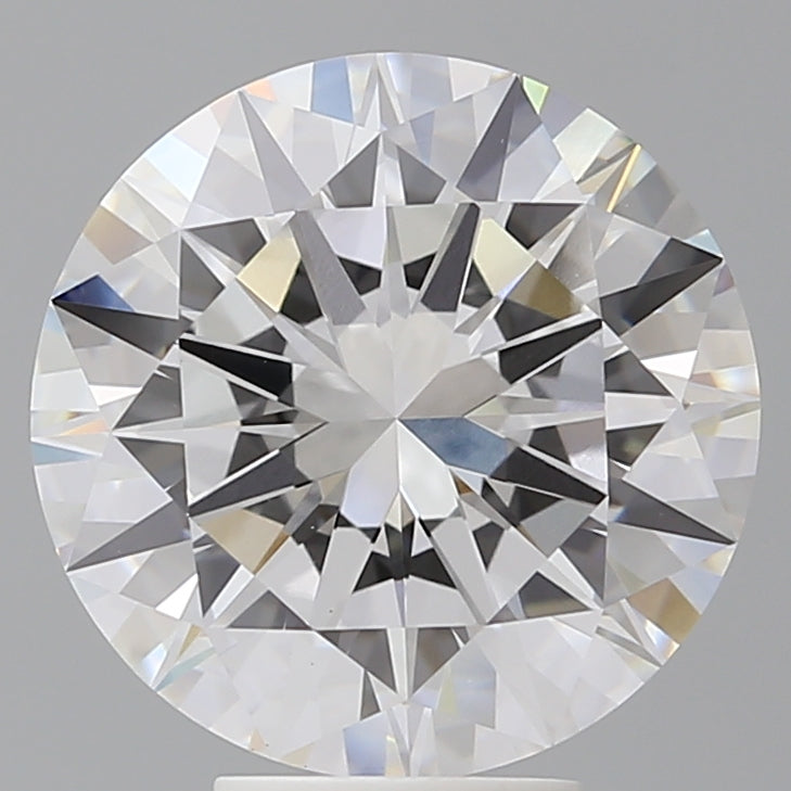 6.03 Carat Round Shaped, Excellent Cut, E Color, VVS2 Clarity, IGI Certified Lab Grown Diamond