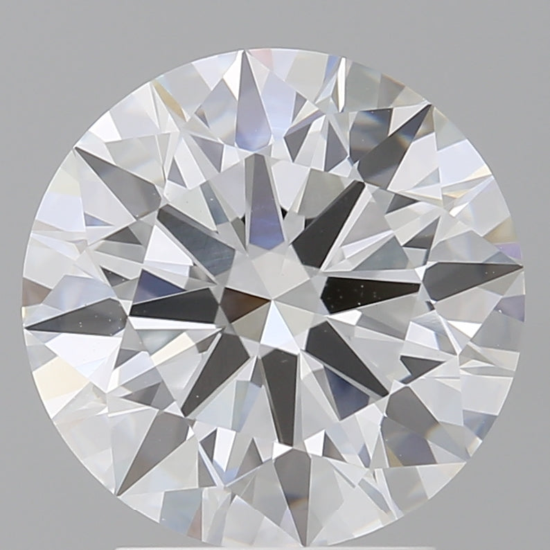 3.09 Carat Round Shaped, Ideal Cut, E Color, VVS2 Clarity, IGI Certified Lab Grown Diamond