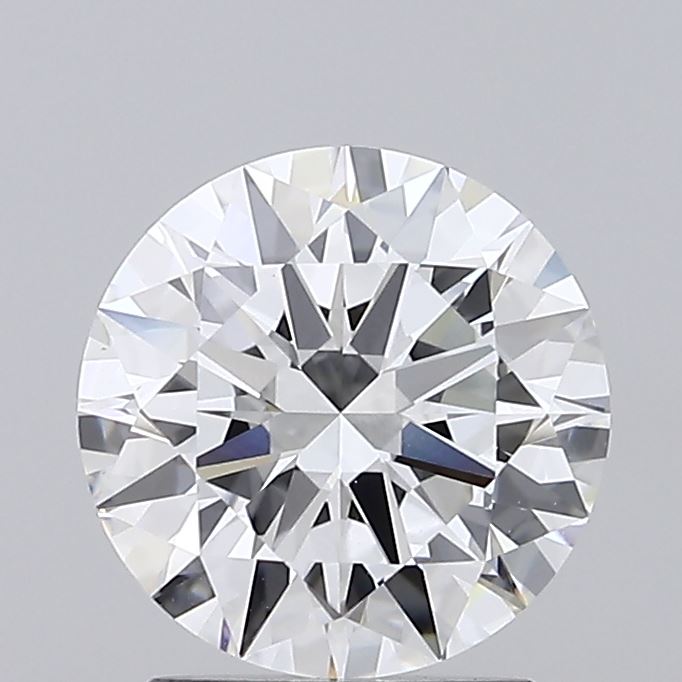 2.01 Carat Round Shaped, Excellent Cut, E Color, VVS2 Clarity, IGI Certified Lab Grown Diamond