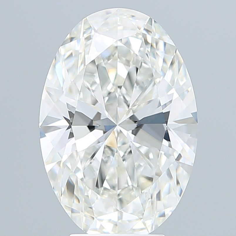 5.09 Carat Oval Shaped, Ideal Cut, G Color, VVS1 Clarity, IGI Certified Lab Grown Diamond