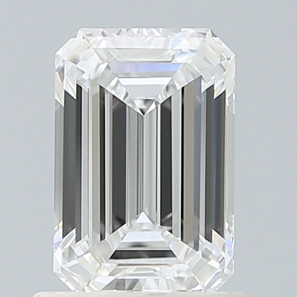 1.07 Carat Emerald Shaped, Ideal Cut, D Color, VVS2 Clarity, IGI Certified Lab Grown Diamond