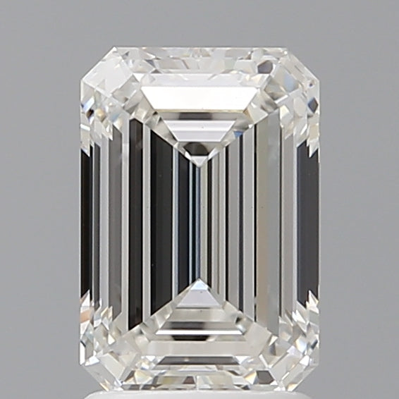 2.08 Carat Emerald Shaped, Ideal Cut, F Color, VVS2 Clarity, IGI Certified Lab Grown Diamond