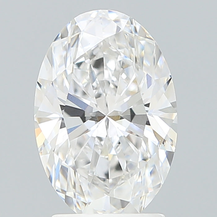 2.57 Carat Oval Shaped, Excellent Cut, D Color, VVS2 Clarity, IGI Certified Lab Grown Diamond