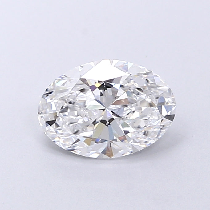 1.09 Carat Oval Shaped, Very Good Cut, D Color, VS1 Clarity, IGI Certified Lab Grown Diamond