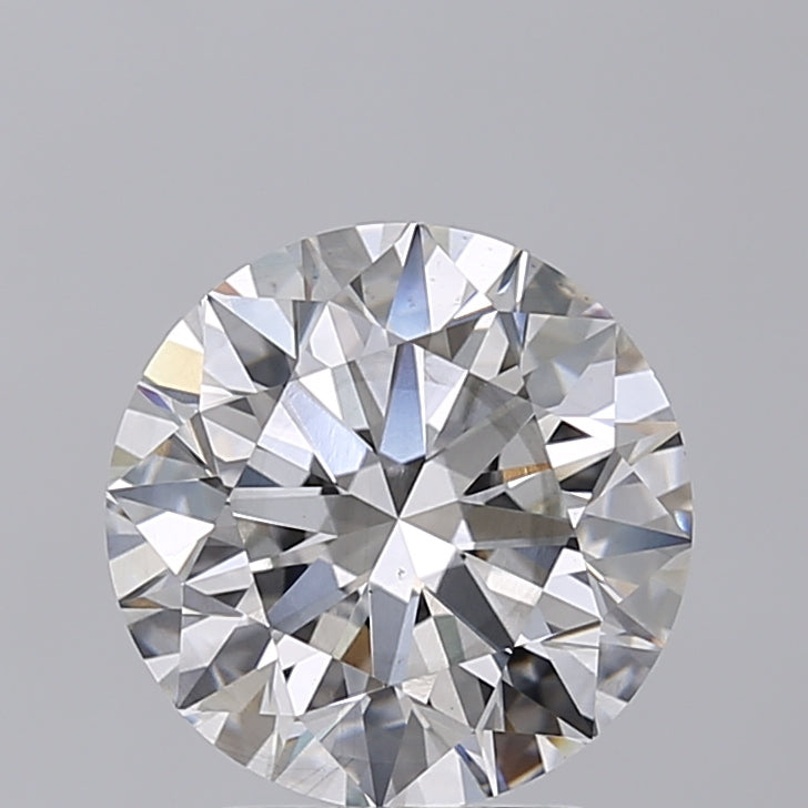 3.11 Carat Round Shaped, Ideal Cut, G Color, VS1 Clarity, IGI Certified Lab Grown Diamond