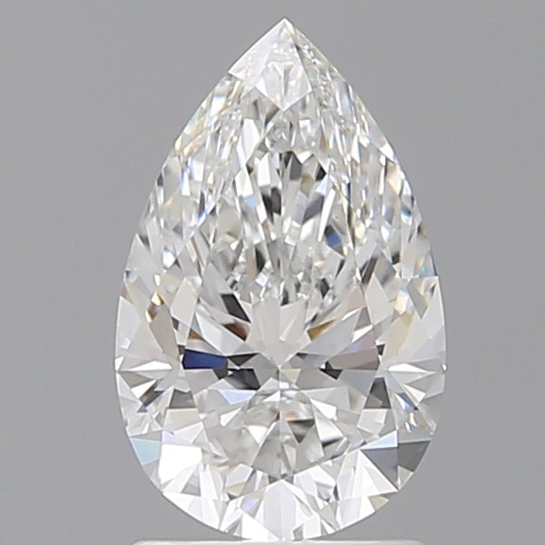 1.60 Carat Pear Shaped, Ideal Cut, E Color, VVS2 Clarity, IGI Certified Lab Grown Diamond
