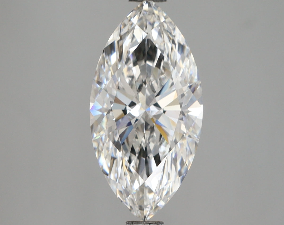2.59 Carat Marquise Shaped, Ideal Cut, E Color, VVS2 Clarity, IGI Certified Lab Grown Diamond