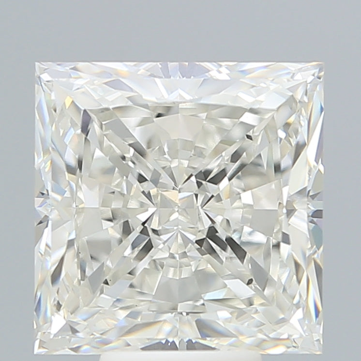 8.09 Carat Princess Shaped, Ideal Cut, G Color, VS1 Clarity, IGI Certified Lab Grown Diamond