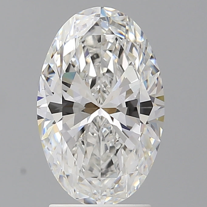 2.50 Carat Oval Shaped, Ideal Cut, E Color, VS1 Clarity, IGI Certified Lab Grown Diamond