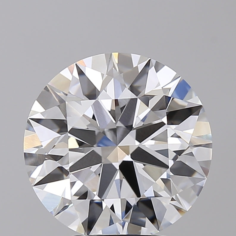 5.02 Carat Round Shaped, Ideal Cut, E Color, VVS2 Clarity, IGI Certified Lab Grown Diamond