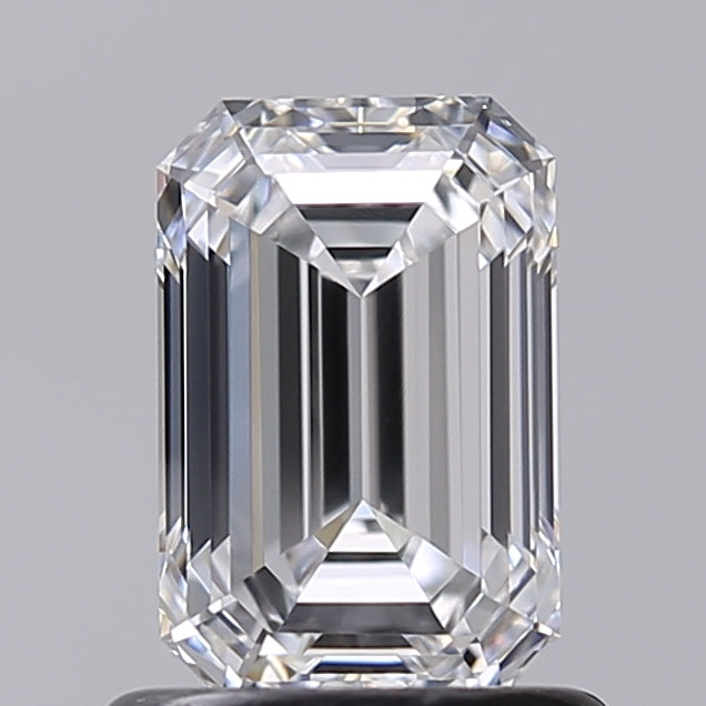 1.01 Carat Emerald Shaped, Excellent Cut, D Color, IF Clarity, IGI Certified Lab Grown Diamond