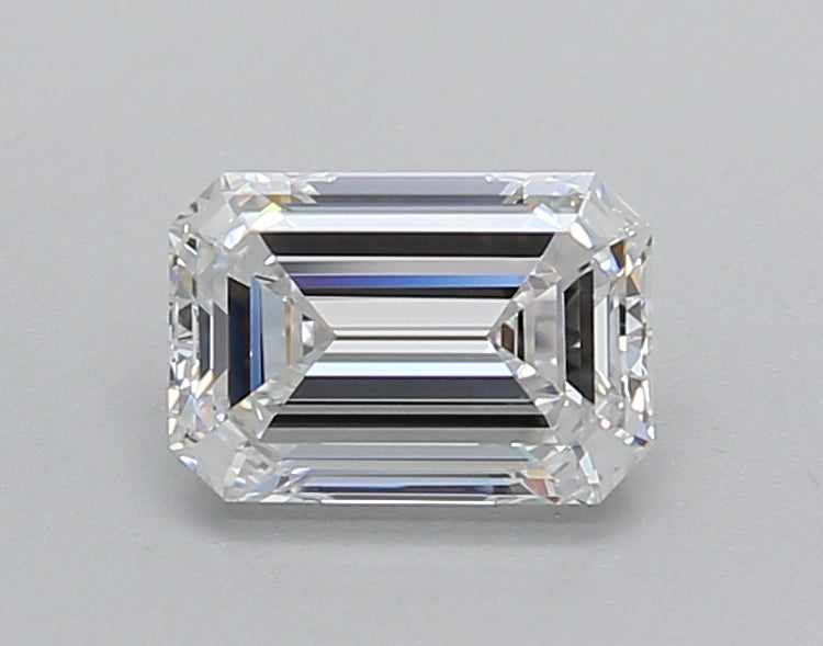 1.00 Carat Emerald Shaped, Excellent Cut, D Color, VVS2 Clarity, IGI Certified Lab Grown Diamond