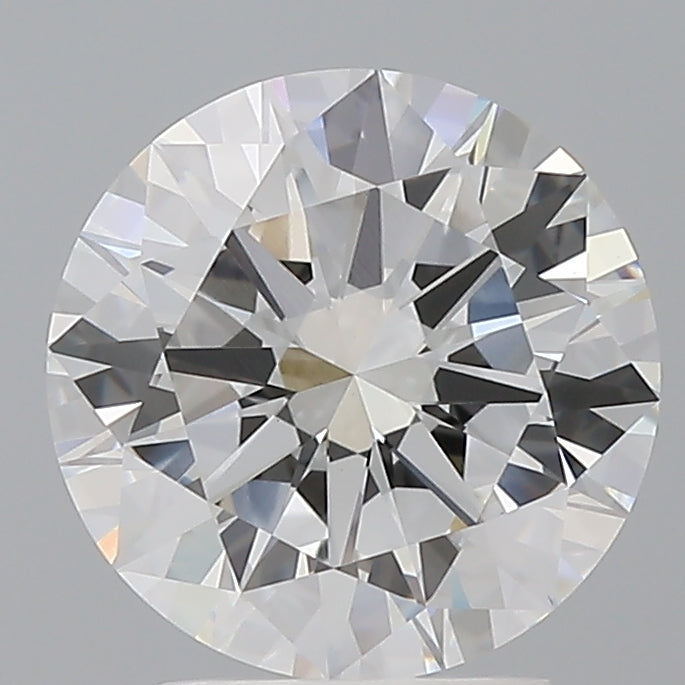 3.01 Carat Round Shaped, Excellent Cut, E Color, VVS2 Clarity, IGI Certified Lab Grown Diamond