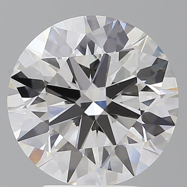 4.05 Carat Round Shaped, Ideal Cut, E Color, VVS2 Clarity, IGI Certified Lab Grown Diamond