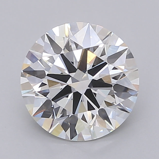 2.03 Carat Round Shaped, Ideal Cut, F Color, VVS2 Clarity, IGI Certified Lab Grown Diamond
